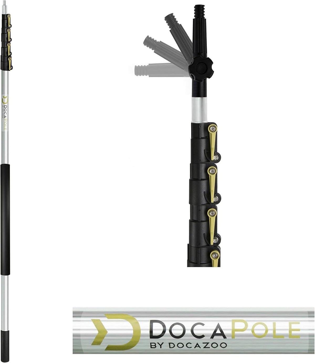 7-30 Foot Hard Bristle Brush Extension Pole Z679249