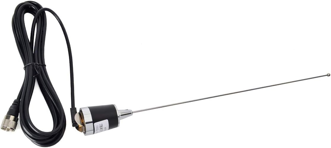 NMO Dual Band 144/430MHz Antenna with 13ft RG58 Coax Cable, Pack of 2 H794476