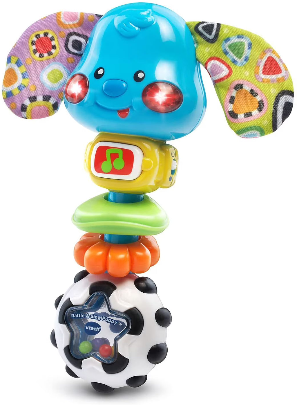 Multicolor Baby Rattle and Sing Puppy C125132