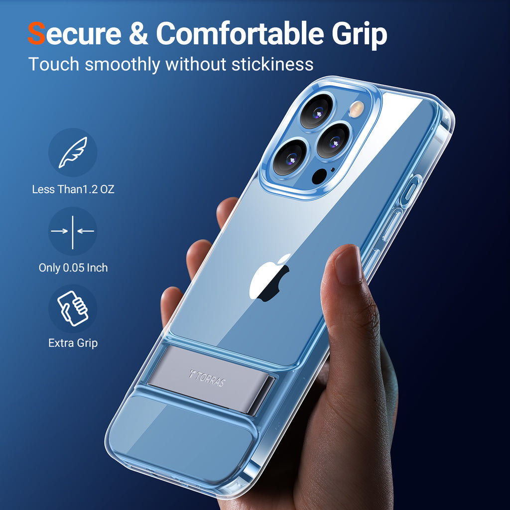 Clear 3-Way Stand Shockproof iPhone 13 Case A560