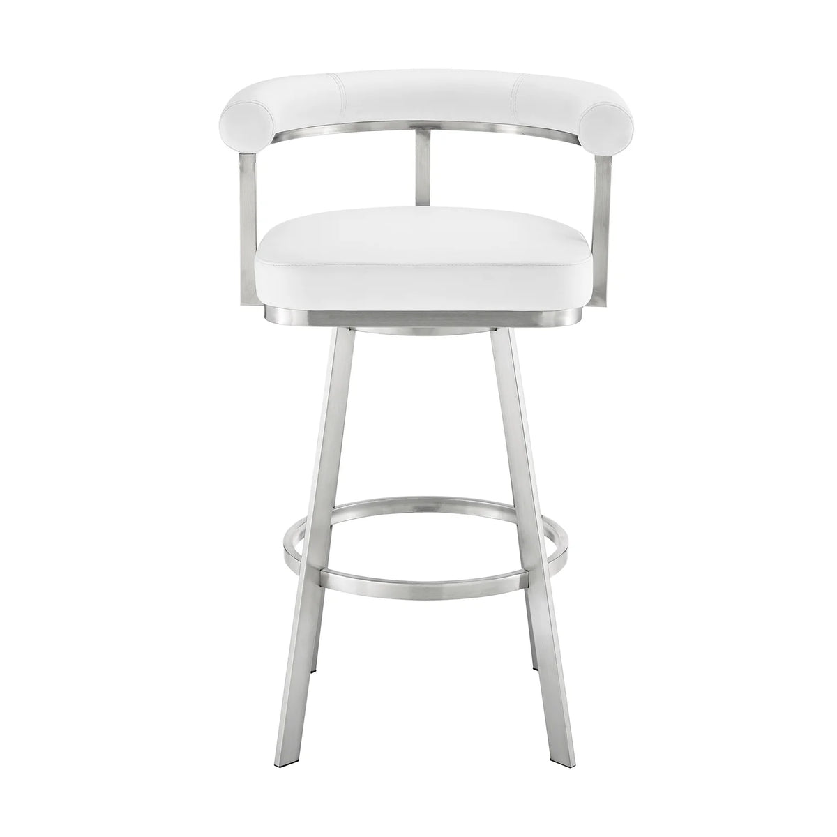 Black/Chrome Swivel Bar Stool K13771