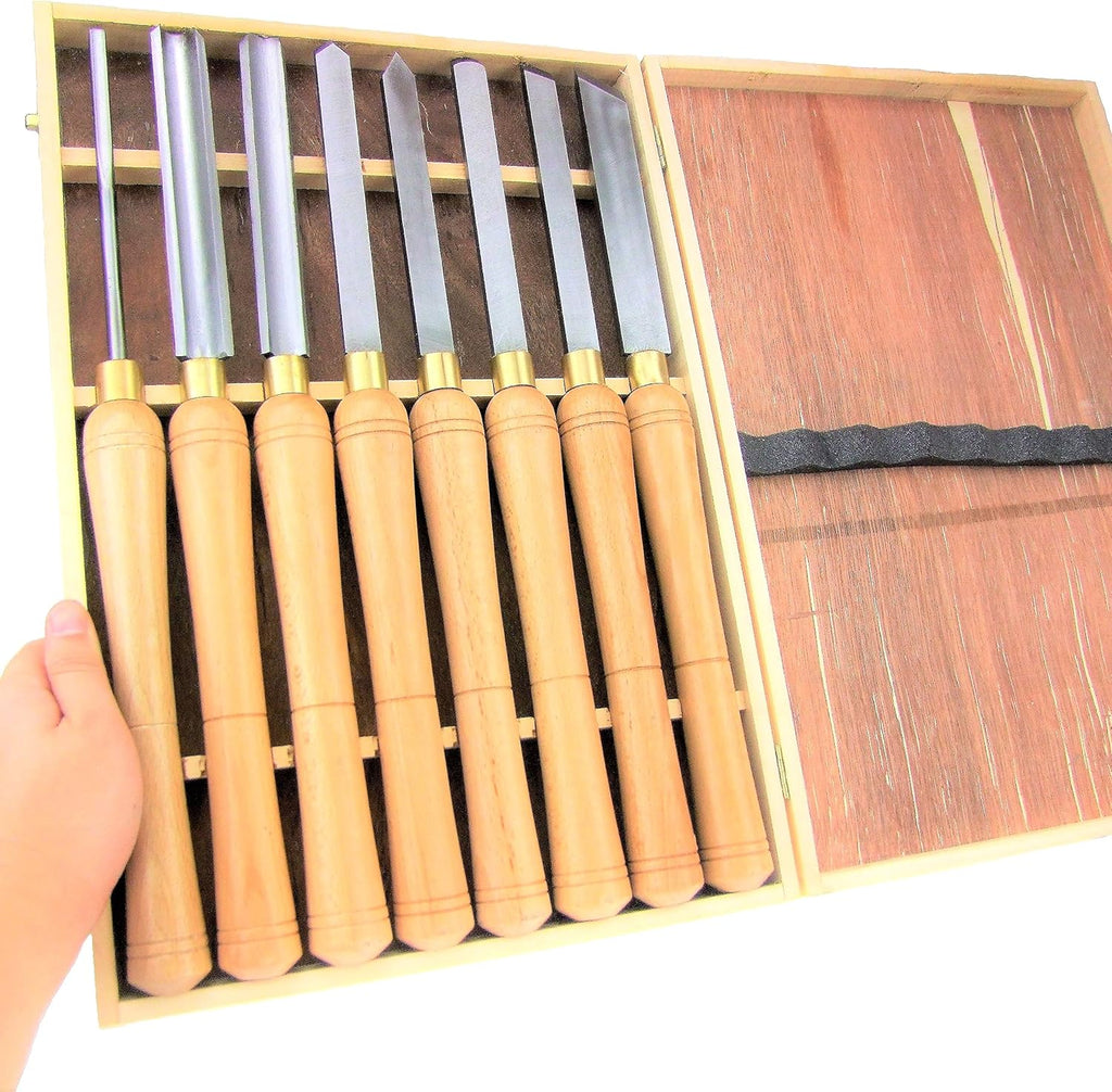 8-Piece Wood Lathe Chisel Set L611190