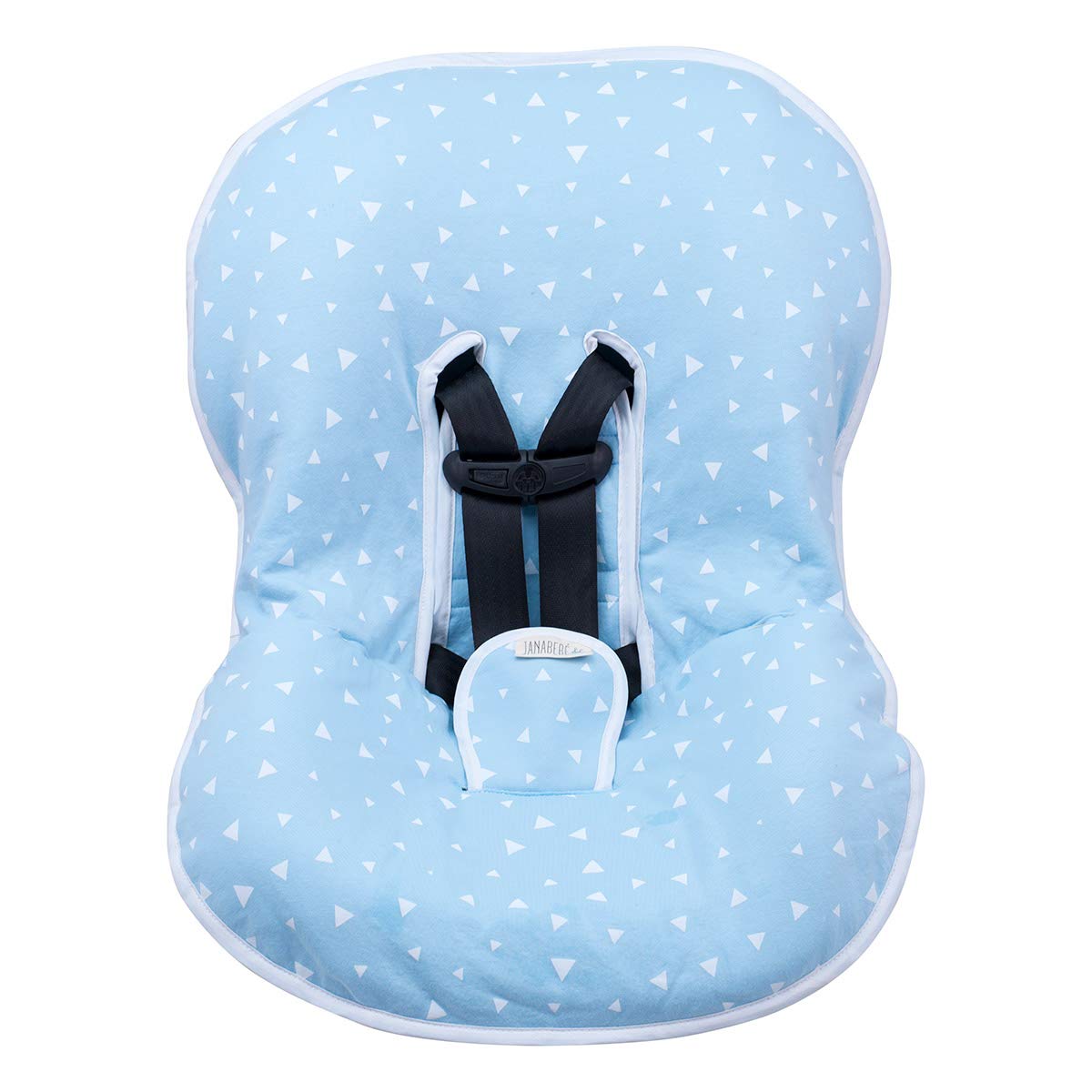 Padded Cover Liner for Baby Car Seat, Black Star, Pack of 2 K8052