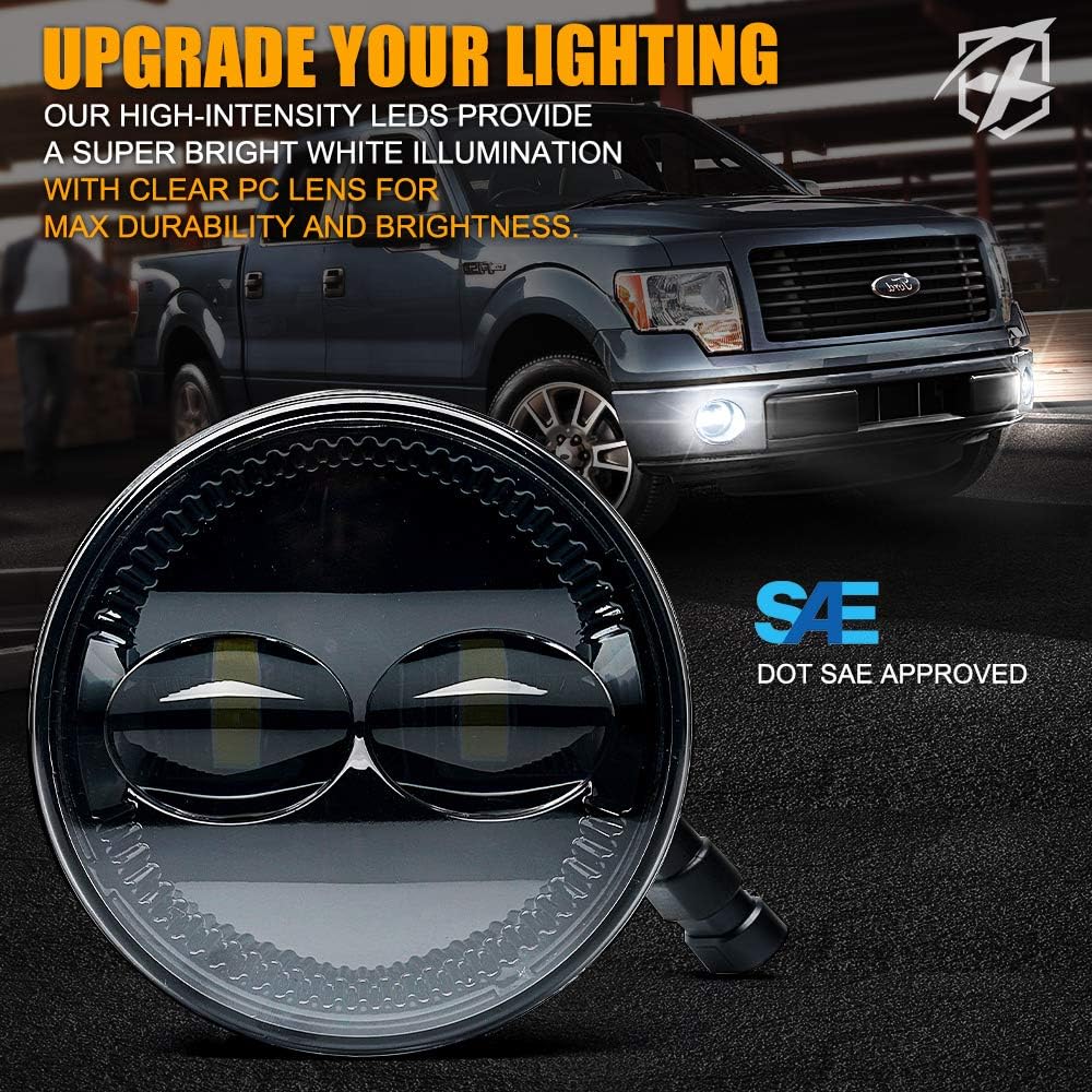 White LED Fog Lights 30W Bumper Driving Fog Light Pack of 2 Y8177
