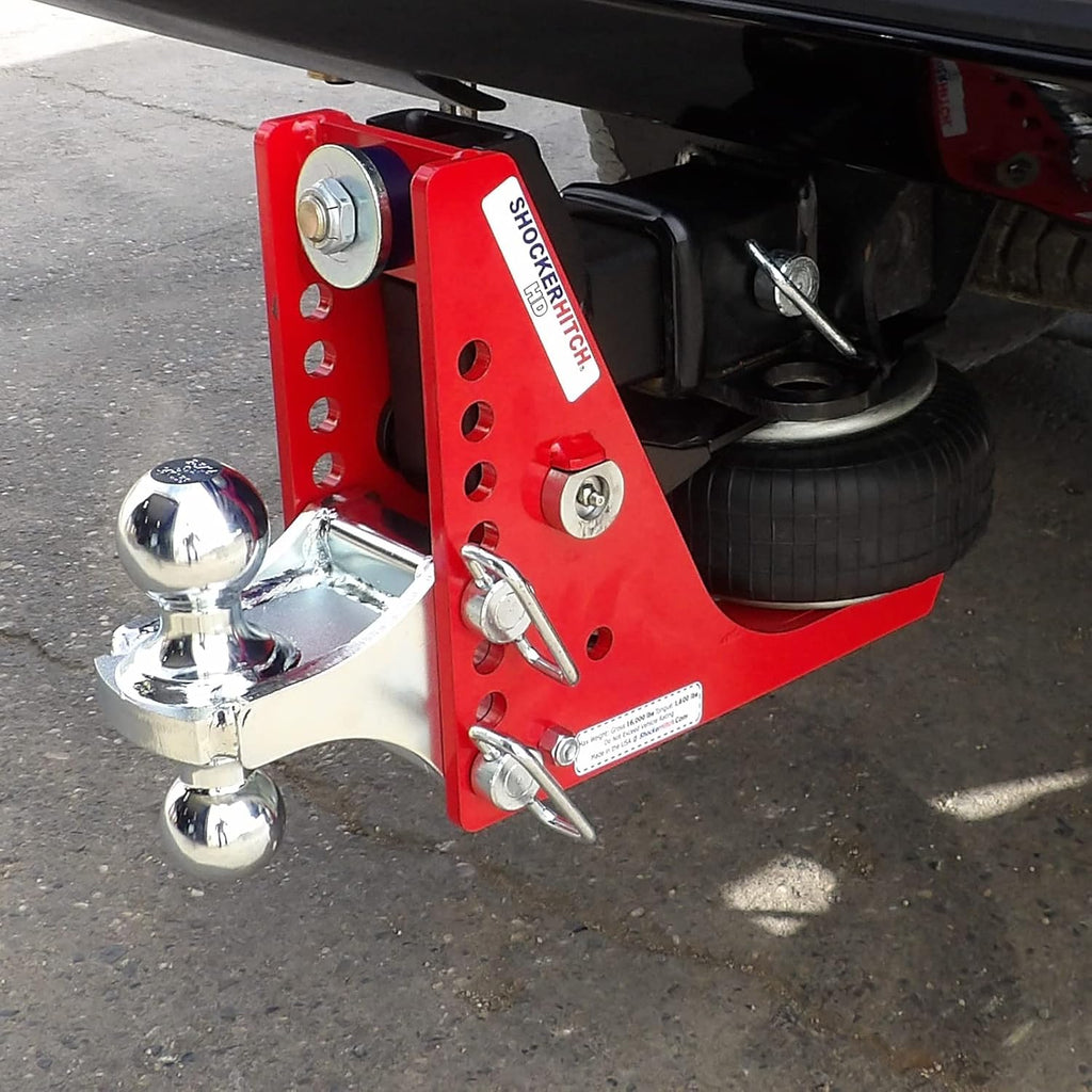 Air Hitch with Combo Ball Mount (2" & 2-5/16" Balls), Fits 2-1/2" Hitch - 12,000 lbs Y1430