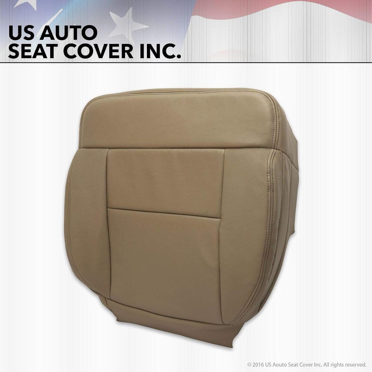Tan Leather Seat Cover for Ford F150 SuperCrew H481