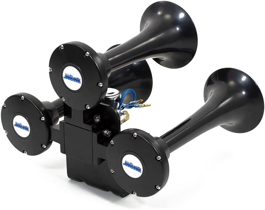 2 Gallon Air Horn Kit with 3 Trumpets F4008