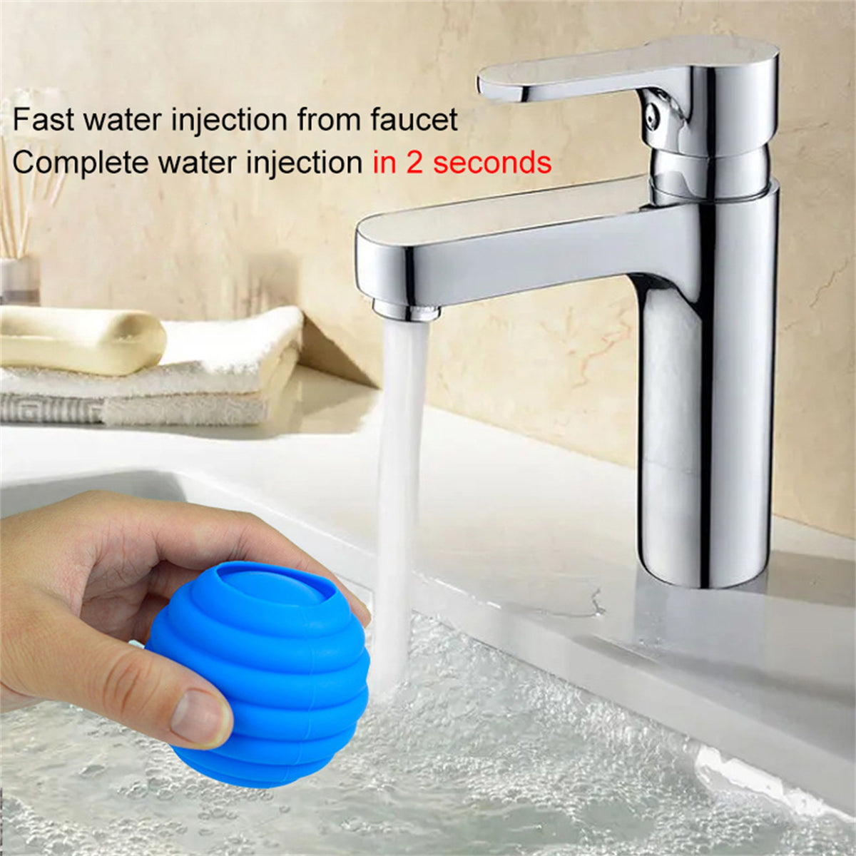 Refillable Magnetic Silicone Water Balloons X202