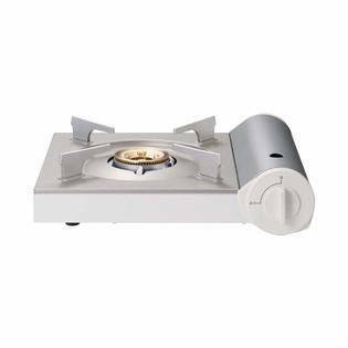Portable Gas Stove Aluminum Die-Cast White O916