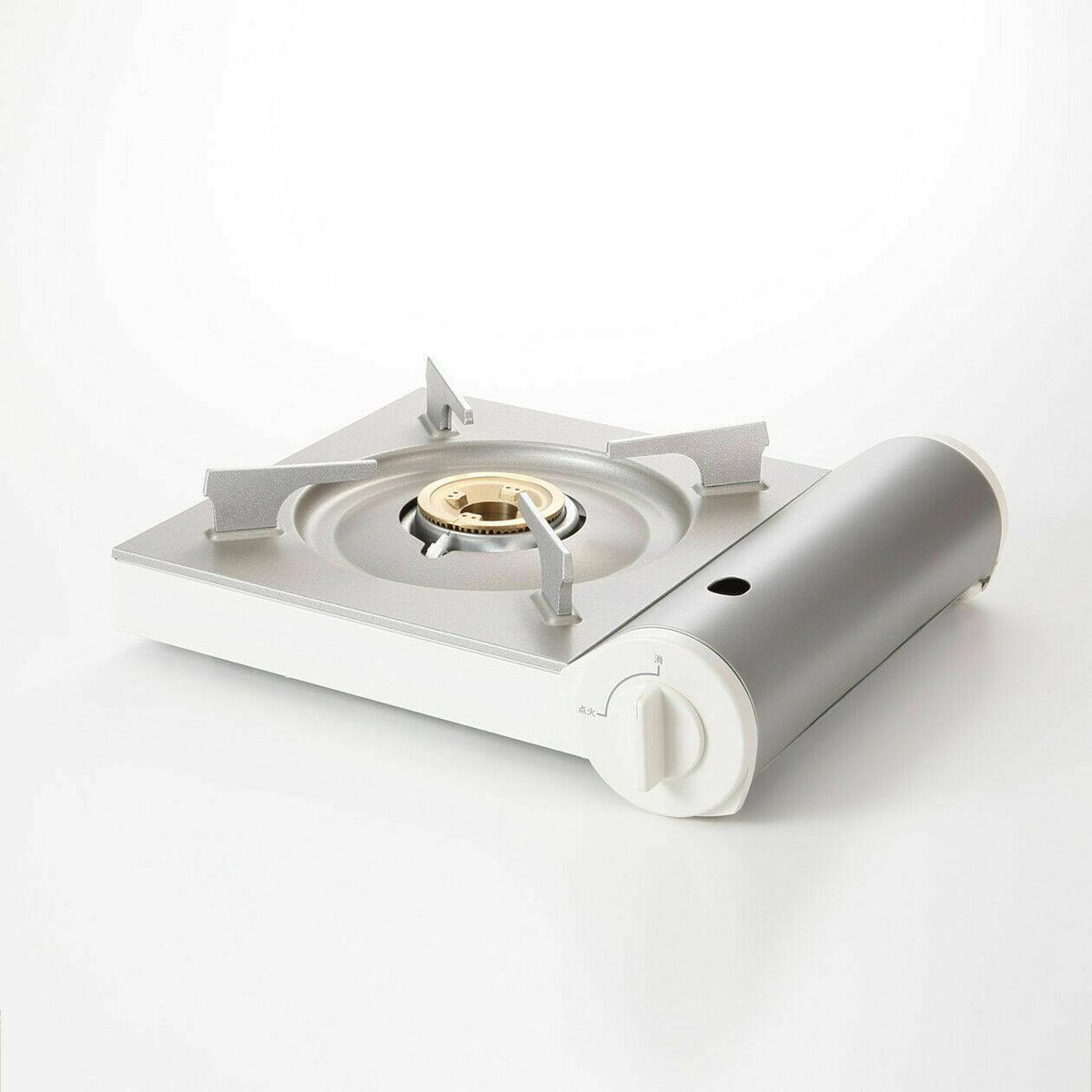 Portable Gas Stove Aluminum Die-Cast White O916