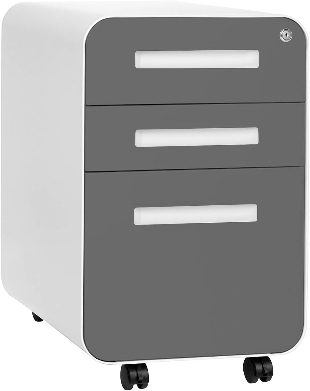 White 3-Drawer File Cabinet T52445