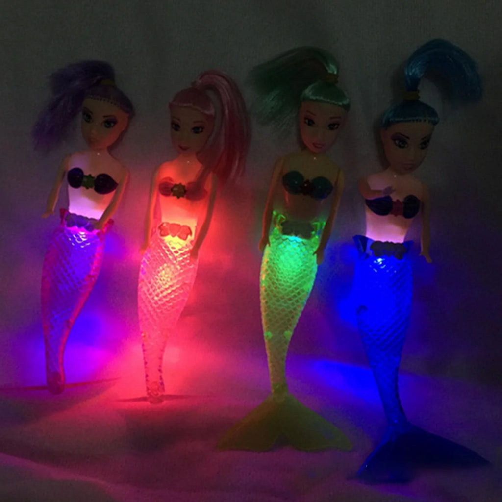 Realistic Mermaid Doll with Lighting Tail Bathtub Toy H729