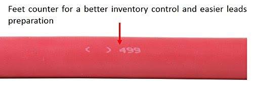 Red 4 Gauge AWG Welding Cable 50 Feet T539096