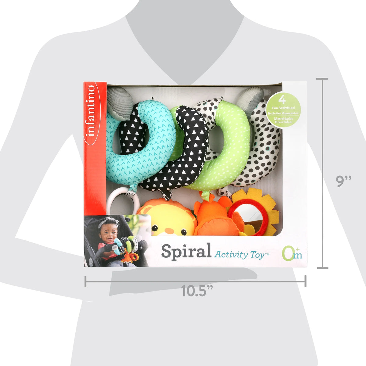 Multicolor Spiral Activity Toy Y396181
