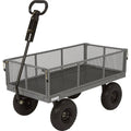 Industrial-Grade Steel Wagon, 800 lbs Capacity, 10 inch Tires L7273