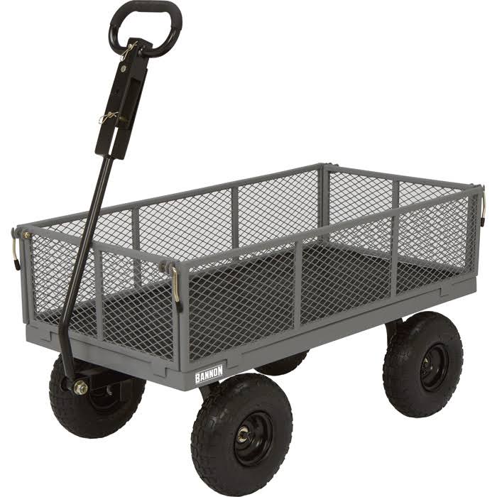 Industrial-Grade Steel Wagon, 800 lbs Capacity, 10 inch Tires L7273