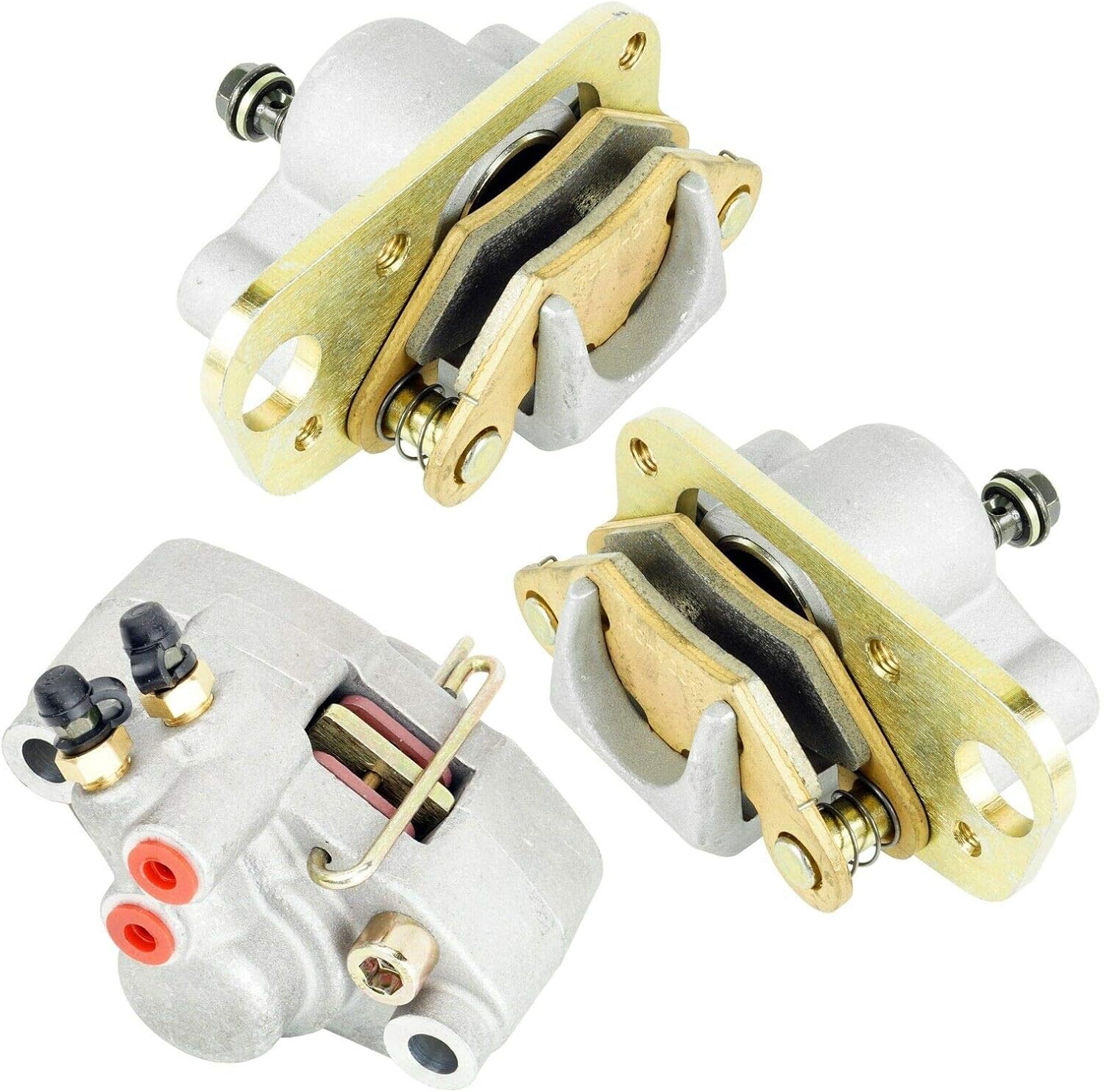 Front and Rear Brake Caliper with Brake Pads Pack of 2 U576257