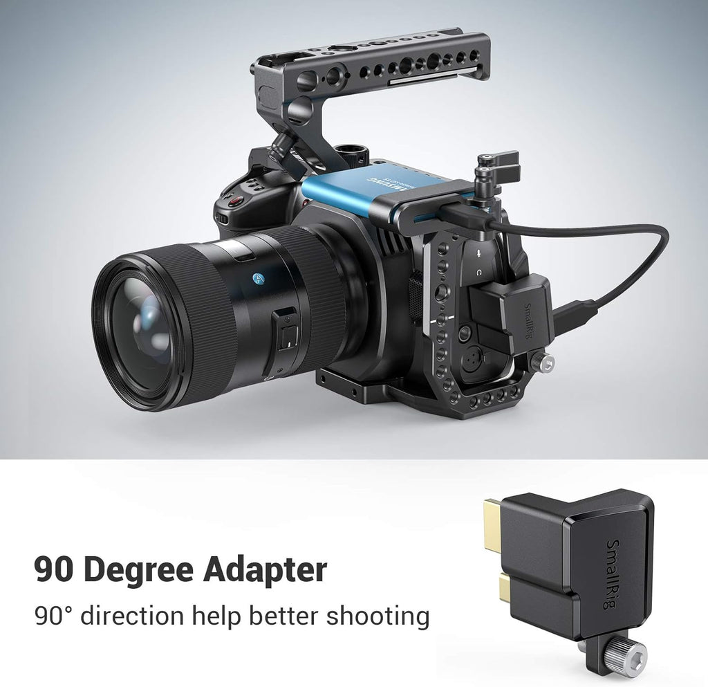 HDMI/USB Type-C Right-Angle Adapter for BMPCC 4K Camera Cage U852626