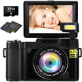 2.7K 30MP Full HD Digital Camera with Retractable Flash and 3 Inch Flip Screen S3295