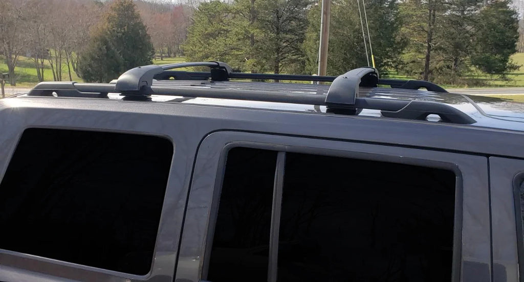 Black Aluminum Roof Rack Crossbars H123529