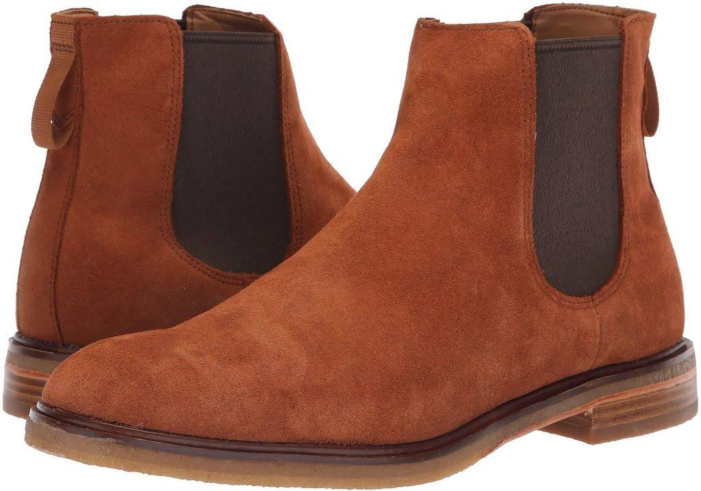 Dark Tan Suede Clarkdale Shoes G58455