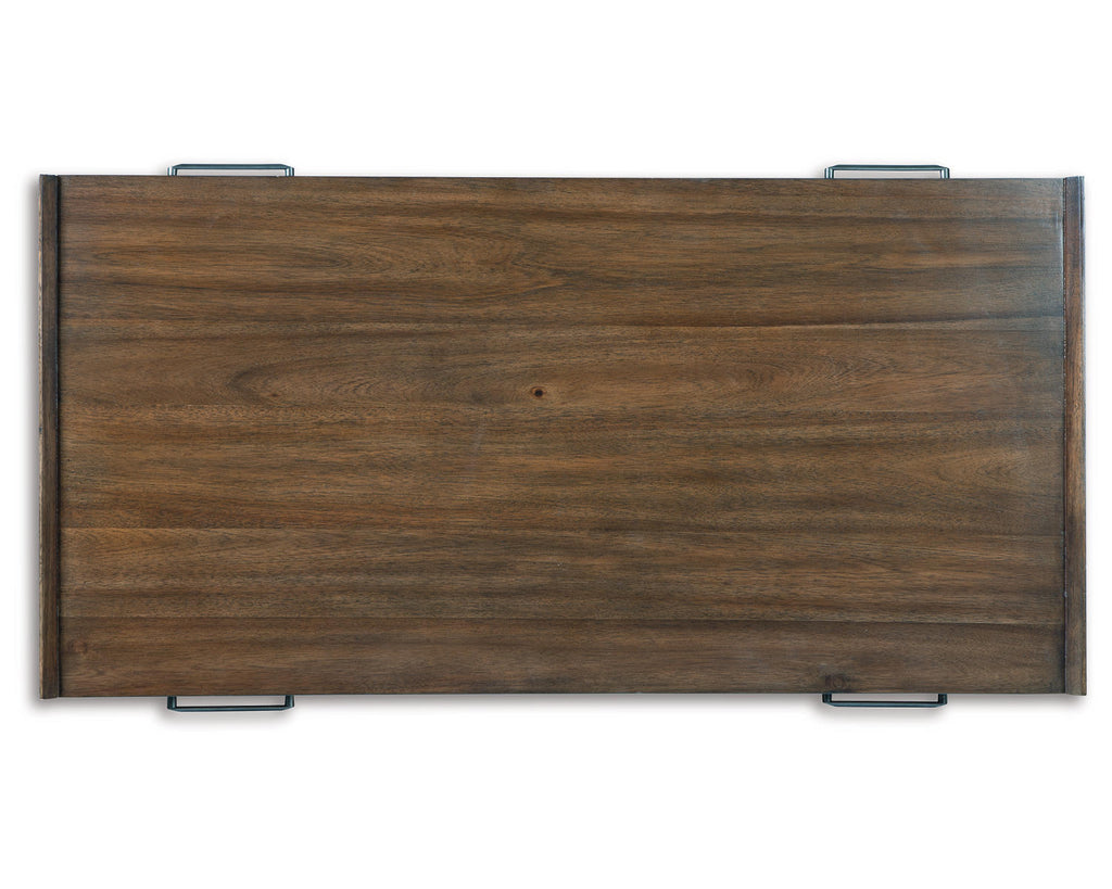 2 Drawer Brown Coffee Table S570546