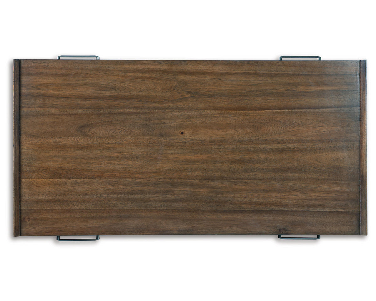 2 Drawer Brown Coffee Table S570546