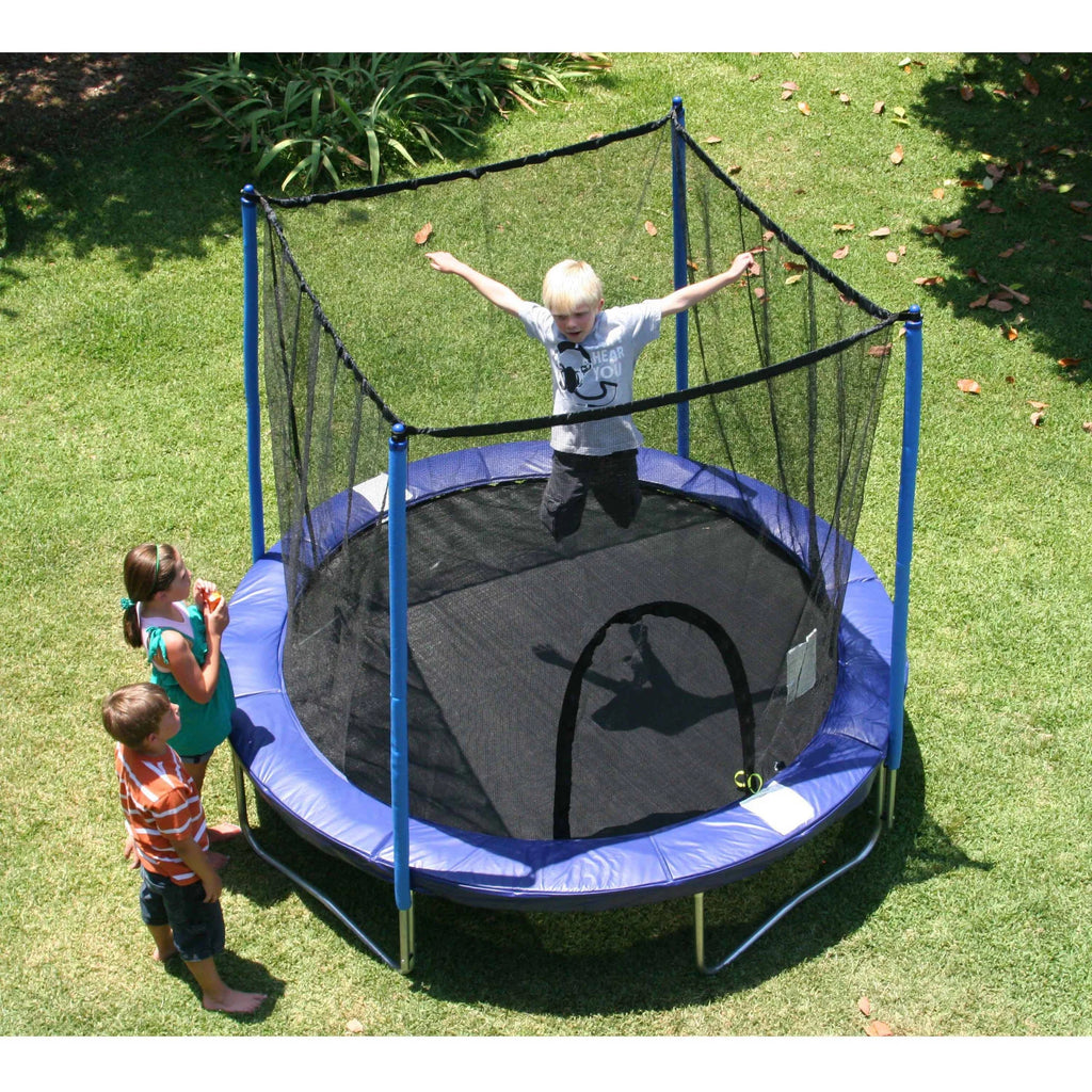 8' Trampoline with Safety Enclosure, Blue M49405