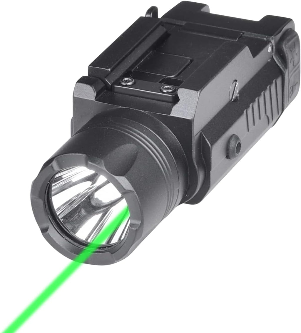 Tactical Flashlight Weapon Light, 600 Lumens, Quick Detach Rail Mount A126