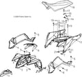 Blk Outlaw Seat with Latch V166914