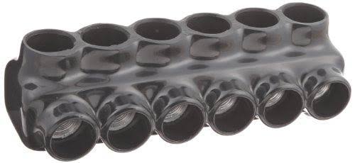 Black Insulated Multi-Cable Connector 6 Ports R1399