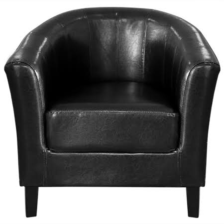 Black Tub Chair L403