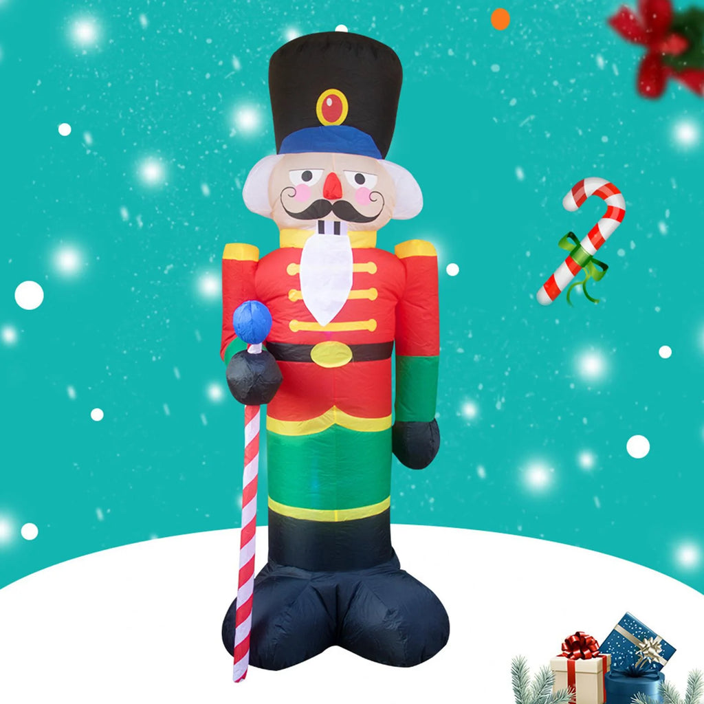 8 Foot Inflatable Nutcracker Christmas Decoration Z817