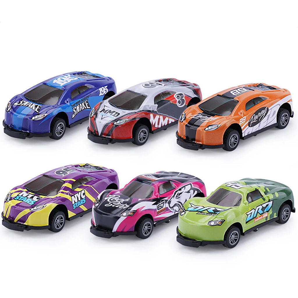 8 Pcs Alloy Pull Back Stunt Car M2446