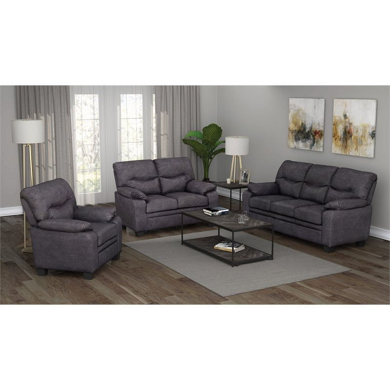 Upholstered Chair and Loveseat A2452