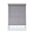 Cordless Gray Faux Wood Room Darkening Horizontal Blinds F43009