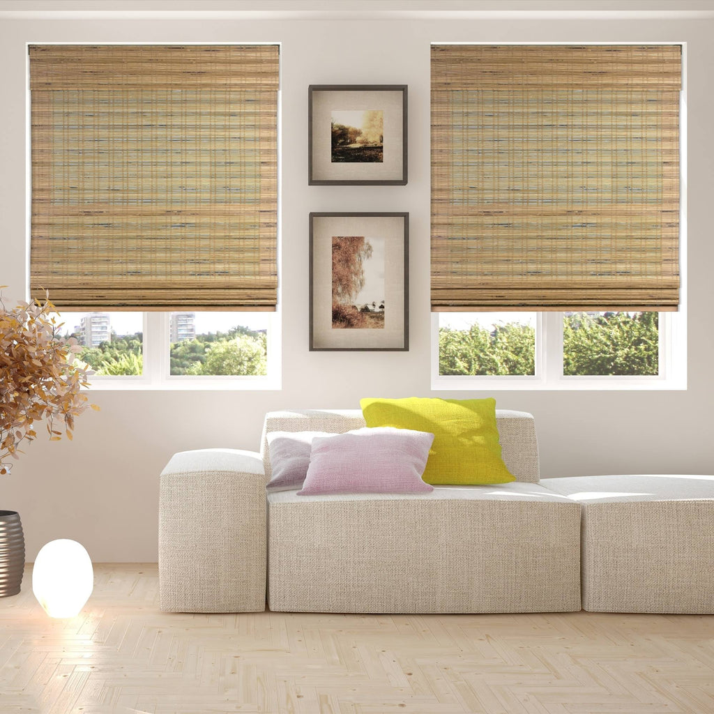 Cordless Bamboo Roman Shade 33.5 inch x 60 inch H6764
