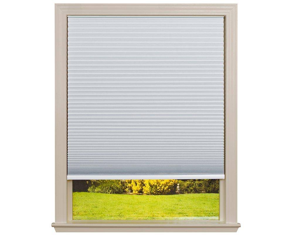 Cordless Cellular Blackout Fabric Shade White, 60 in x 64 C7802