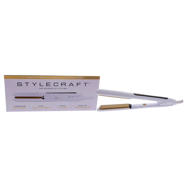White 1 Inch Digital Flat Iron G8989