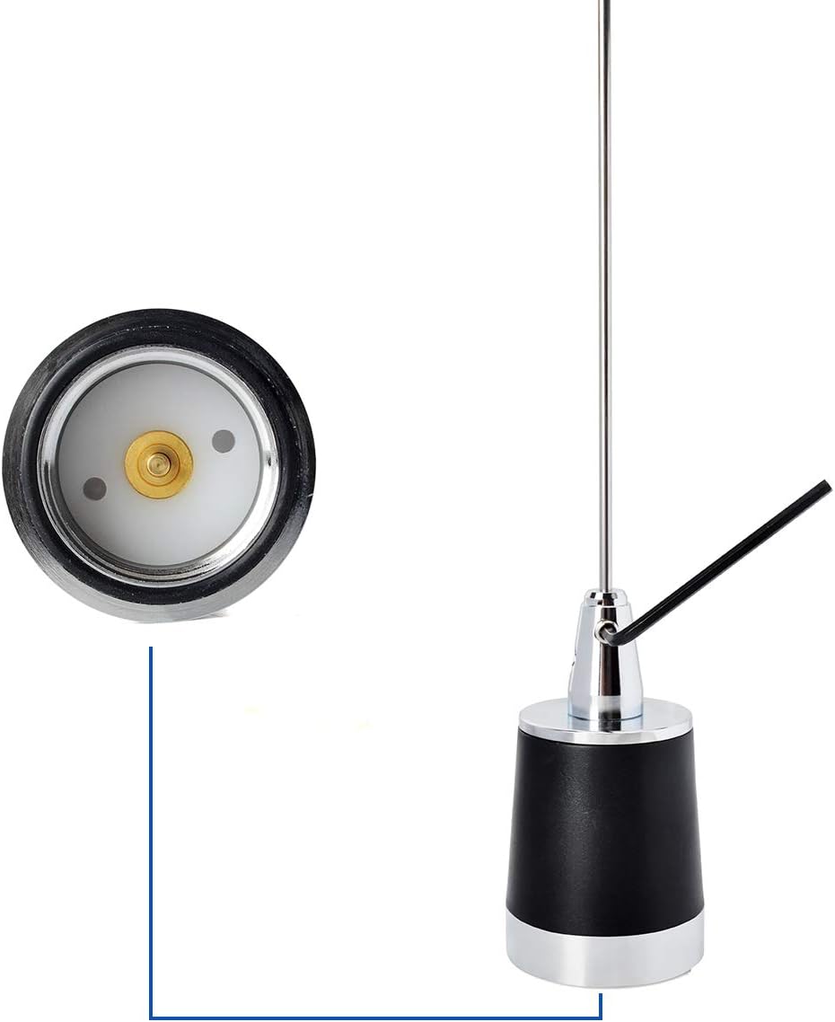 Dual Band Mobile Radio Antenna with NMO Connector and 13ft RG58 Coax Cable J480