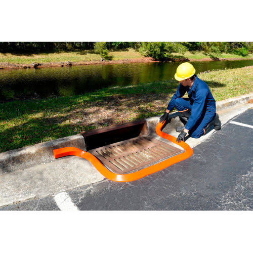 2100 Spill Berm, 10 Ft, Orange Y797