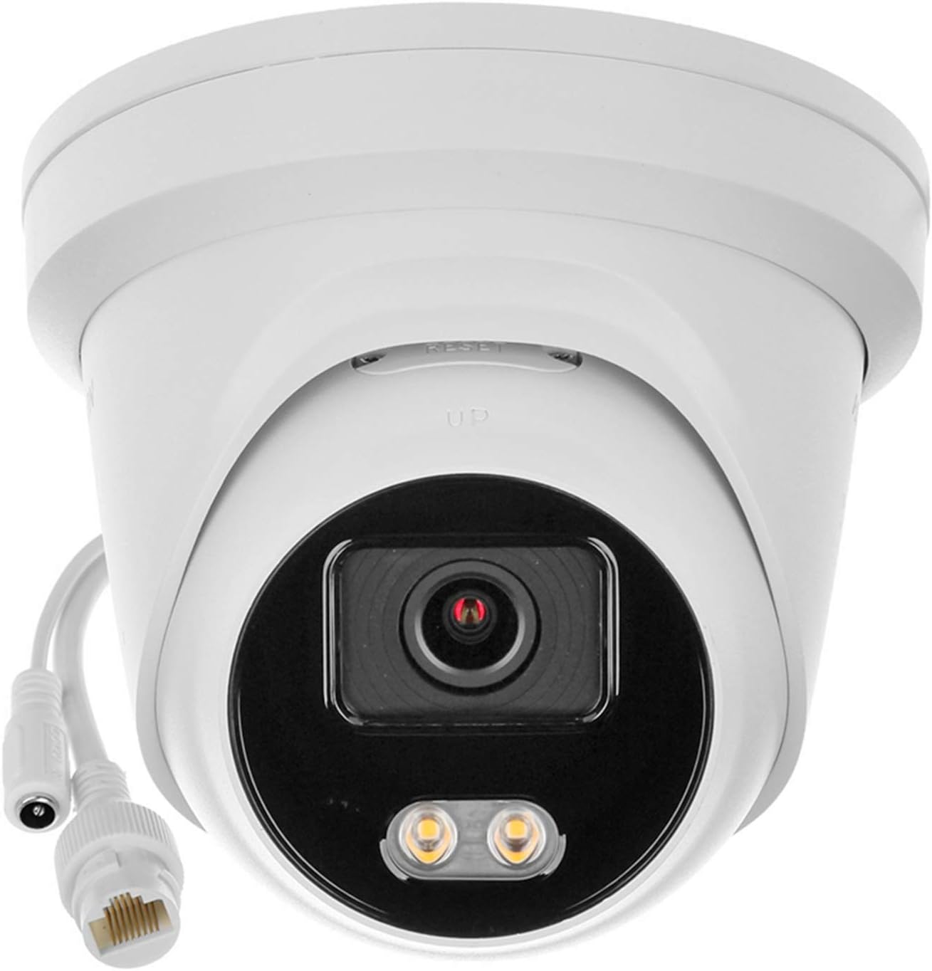 4MP Full Time Color PoE Outdoor IP Camera with 2.8mm Lens, 128GB Micro SD Card Slot, H.265+, IP67 Waterproof V3799
