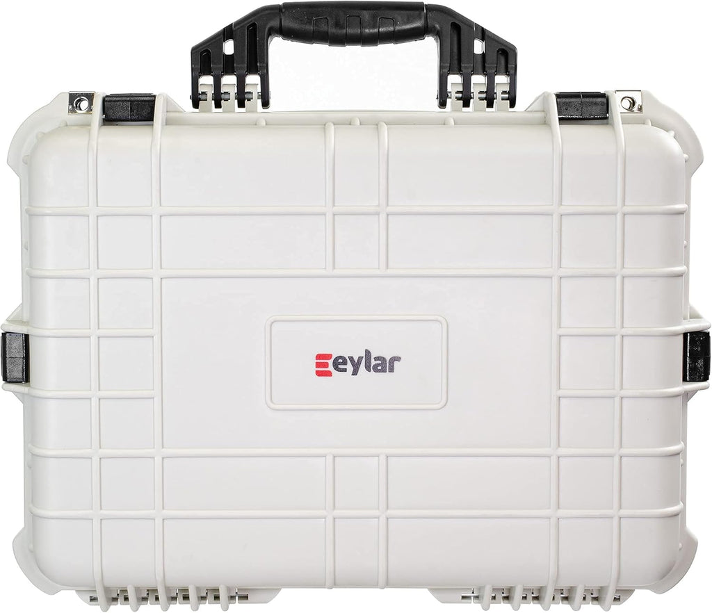 White 20 Inch Protective Camera Case with Foam B419980