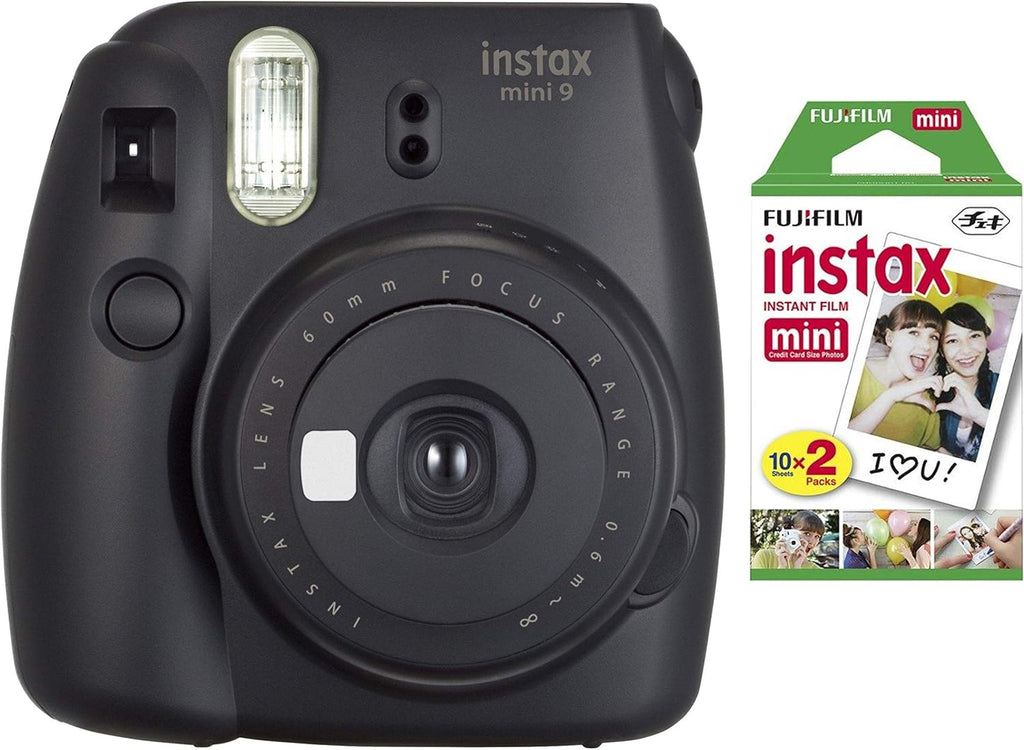 Flamingo Pink Instant Camera and Film Twin Pack 20 Exposures Bundle I731