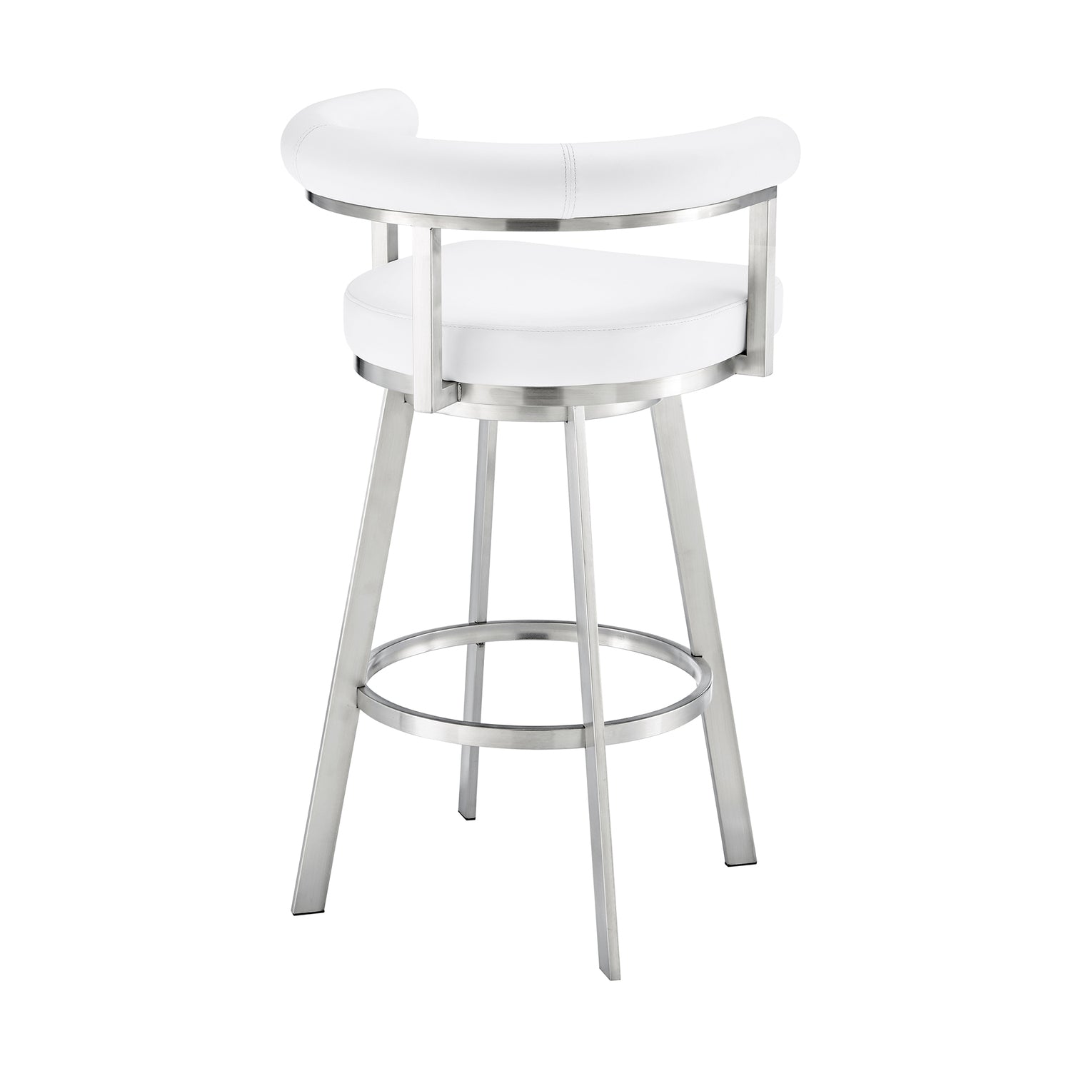 Black/Chrome Swivel Bar Stool K13771