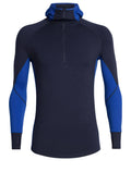 260 Zone LS Half Zip Hood Midnight Navy/Surf XXL R903122