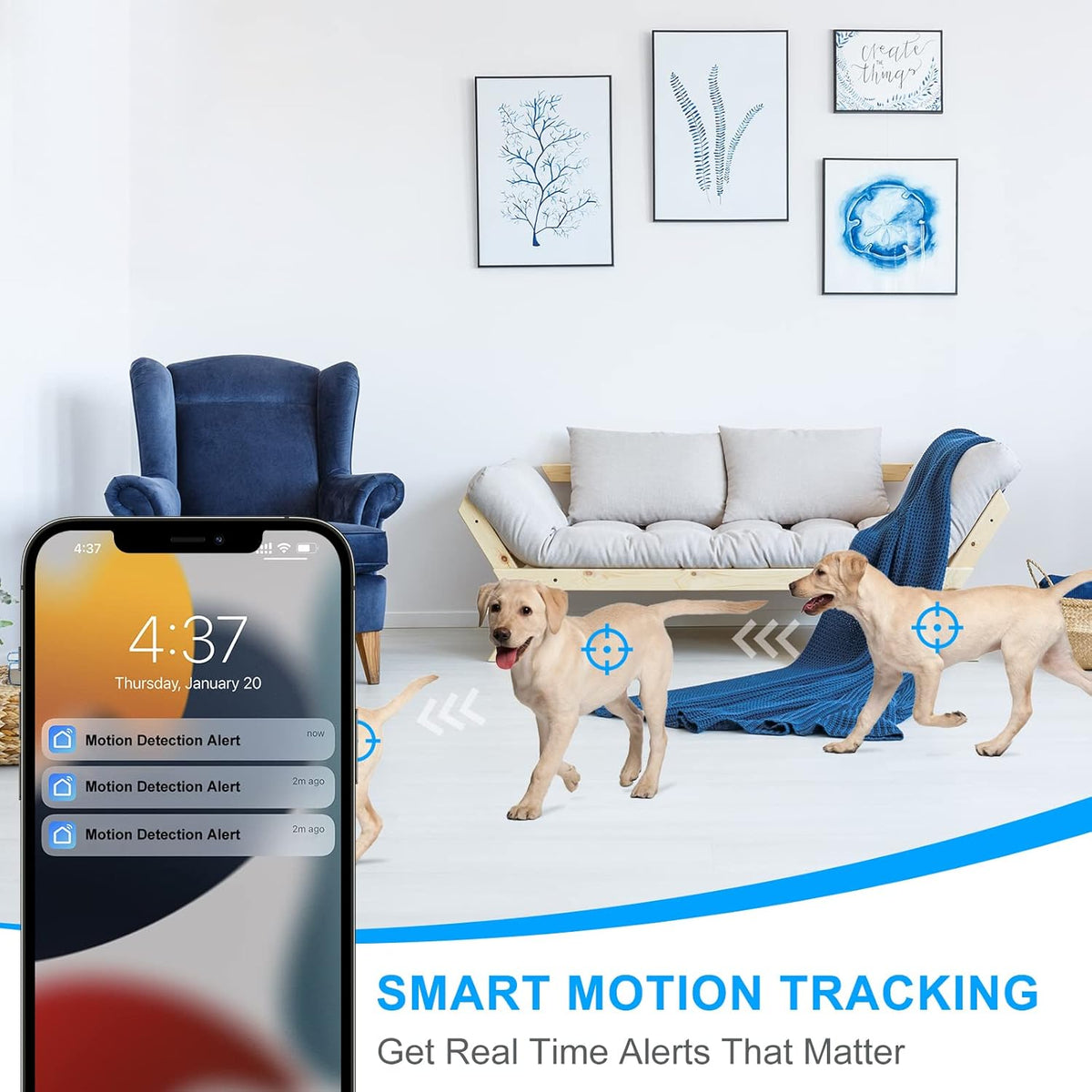 Indoor WiFi Security Camera with Infrared Night Vision and Motion Tracking T175