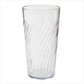 12 Packs Clear Plastic Reusable Tumblers 20 oz F188