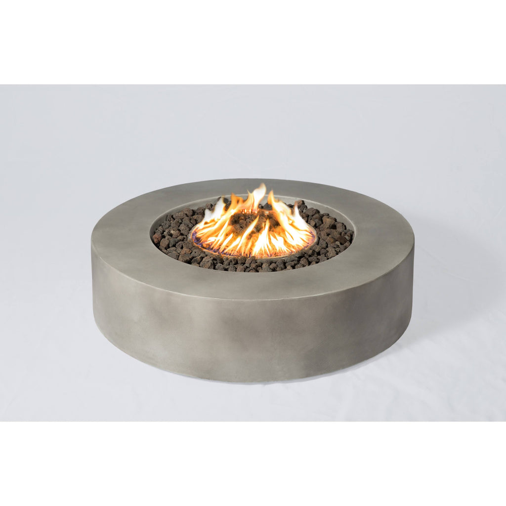 Cream Concrete Propane Fire Pit G8431