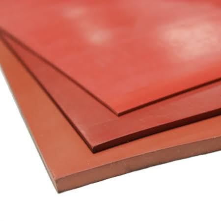 Red SBR Sheet 1/16 in x 22 in x 3 ft W x 12 ft L H9373